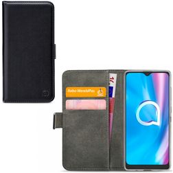 Mobilize Classic Gelly Wallet Housse Alcatel 1SE (2020) Etui Porte-Monnaie - Noir