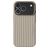 Nudient Bold iPhone 17 Pro MagSafe Plastique rigide Coque arrière - Linen Beige