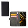 Mobilize Classic Gelly Wallet Housse POCO M3 Etui Porte-Monnaie - Noir