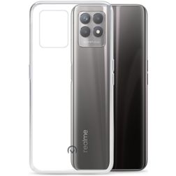 Mobilize Gelly Coque Transparente Realme 8i Coque arrière en TPU Souple - Transparent