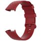 Mobigear Cross Bracelet Silicone Fitbit Charge 4 Fermeture boucle ardillon - Rouge