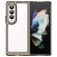 Mobigear Crystal Coque Samsung Galaxy Z Fold 4 Coque arrière Rigide - Transparent / Gris