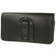 Valenta Arezzo Etui de ceinture en Cuir Véritable (max 14,5 cm x 7,8 cm) - Pochette de ceinture - Holster - Noir