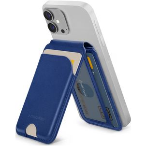 Mobilize Magnet Card - Porte Cartes en - 5 Cartes - Compatible MagSafe - Bleu