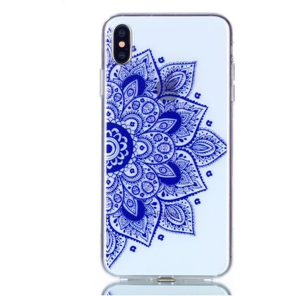 Mobigear Design Coque iPhone XS Max Coque arrière en TPU Souple - Mandala