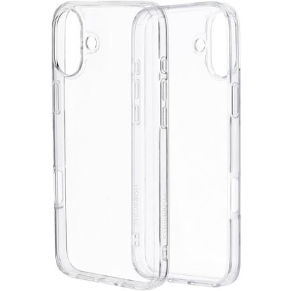 Mobiparts Classic Hardcover Coque Transparente iPhone 16 Plus Coque arrière Rigide - Transparent