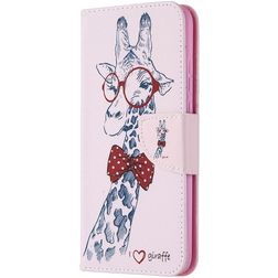 Mobigear Design Housse HONOR 9X Lite Etui Porte-Monnaie - Girafe