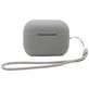Mobigear Lanyard Coque Apple AirPods Pro 2 Coque en Silicone Souple - Gris