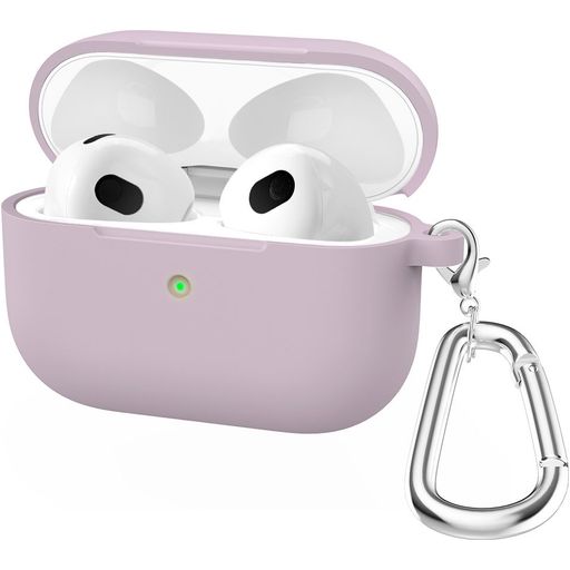 Mobigear Classic Coque Apple AirPods 3 Coque en Silicone Souple - Violet