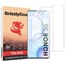 GrizzlyCoat HONOR 50 Hydrogel TPU Protection d'écran - Compatible Coque + Cadre d'installation (Lot de 2)