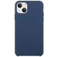 Mobigear Rubber Touch Coque iPhone 15 Coque arrière en Silicone - Dark Blue