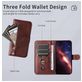 Mobigear Zipper Housse iPhone 17 Pro Etui Porte-Monnaie - Marron