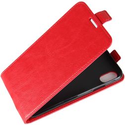 Mobigear iPhone XS Étui à rabat - Rouge