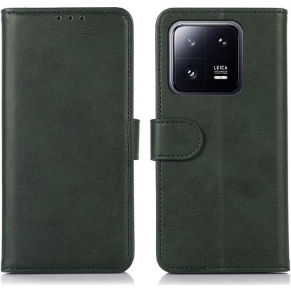 Mobigear Wallet Housse Xiaomi 13 Etui Porte-Monnaie - Vert