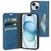 Mobiparts Classic Wallet iPhone 15 Étui Portefeuille - Steel Blue