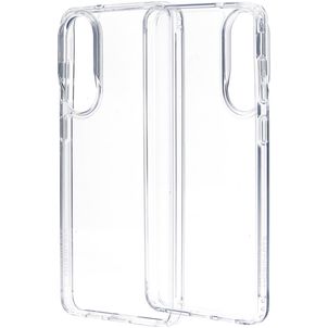 Mobiparts Classic Hardcover Coque Transparente Samsung Galaxy S25 Edge Coque arrière Rigide - Transparent