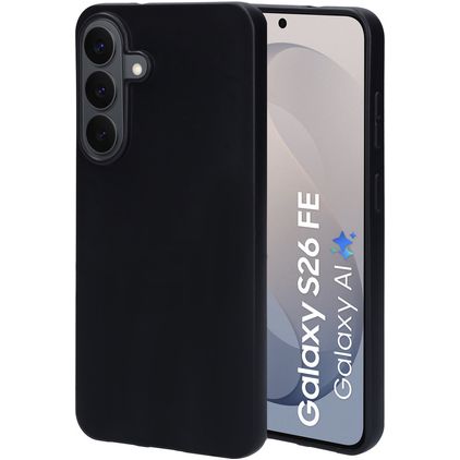 Mobiparts Classic Coque Samsung Galaxy S26 FE Coque arrière en TPU Souple - Noir