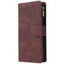 Mobigear Zipper Housse Samsung Galaxy S10 Lite Etui Porte-Monnaie - Marron