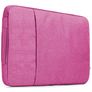 Mobigear Denim Zipper Pochette Ordinateur portable 13 - 14 Pouces Housse ordinateur - Rose