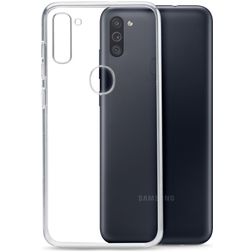 Mobilize Gelly Coque Transparente Samsung Galaxy M11 Coque arrière en TPU Souple - Transparent