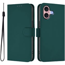 Mobigear Urban Wallet Housse iPhone 16 Etui Porte-Monnaie - Vert
