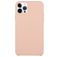 Mobigear Rubber Touch Coque iPhone 15 Pro Coque arrière en Silicone - Rose pastel