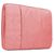Mobigear Denim Zipper Pochette Ordinateur portable 13 - 14 Pouces Housse ordinateur - Magenta