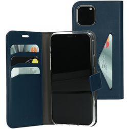 Mobiparts Classic Wallet Housse iPhone 11 Pro Etui Porte-Monnaie - Bleu