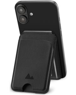 My Style Magnet Card - Porte Cartes en - 5 Cartes - Compatible MagSafe - Noir