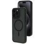 Mobiparts Hardcover Coque iPhone 15 Pro Max MagSafe Coque arrière Rigide - Satin Black