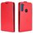Mobigear Motorola One Fusion Plus Étui à rabat - Rouge