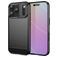 Mobigear Brushed Slim iPhone 18 Pro TPU souple Coque arrière - Noir