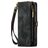 Caseme 008 Housse iPhone 8 Plus Etui avec Coque Détachable Porte-Monnaie - Noir
