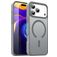Mobigear Shockproof Coque iPhone 17 Pro Max MagSafe Coque arrière Rigide - Gris