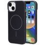 Mobiparts Slim Line Coque iPhone 15 MagSafe Coque arrière Rigide - Onyx Black