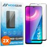 Mobigear Premium TCL 30 Plus Verre trempé Protection d'écran - Compatible Coque - Noir (Lot de 2)