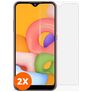 Mobigear Samsung Galaxy A01 Verre trempé Protection d'écran - Compatible Coque (Lot de 2)