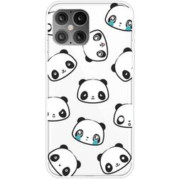 Mobigear Design iPhone 12 Pro Max TPU souple Coque arrière - Panda