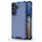 Mobigear Honeycomb Coque Samsung Galaxy S26 Plus Coque arrière Rigide Anti-Chocs - Bleu