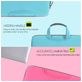 Mobigear Neon Sacoche Ordinateur portable en Neoprène 13 - 14 Pouces Sacoche ordinateur + Poignée - Magenta