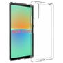 Mobigear Cushion Coque Transparente Sony Xperia 10 V Coque arrière en TPU Souple Anti-Chocs - Transparent