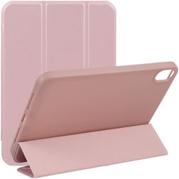 Mobigear Tri-Fold Gel Coque iPad Mini 7 (2024) Etui en TPU,Similicuir - Rose doré