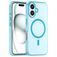 Mobigear Shockproof Coque iPhone 16 Plus MagSafe Coque arrière en TPU Souple - Bleu