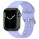 Mobigear Bumpy Bracelet Silicone Apple Watch Fermeture boucle ardillon - 42/41/40/38 mm - Violet