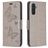 Mobigear Butterfly Housse Samsung Galaxy A24 Etui Porte-Monnaie - Gris