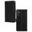Mobilize Wallet Housse Samsung Galaxy A34 Etui en Cuir Véritable Porte-Monnaie - Noir