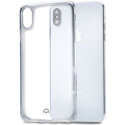 Mobilize Gelly Coque Transparente iPhone XS Max Coque arrière en TPU Souple - Transparent