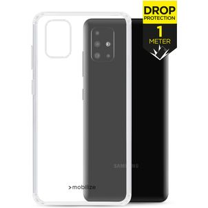 Mobilize Naked Protection Coque Transparente Samsung Galaxy A51 Coque arrière Rigide Anti-Chocs - Transparent
