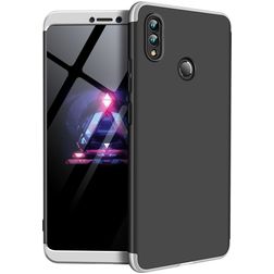 Mobigear TriGuard Coque HONOR Note 10 Coque arrière Rigide - Noir / Argent