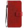 Mobigear Flowers Housse OPPO A54 5G Etui Porte-Monnaie - Rouge